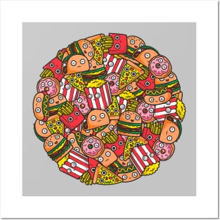 Circle of Food Posters and Art